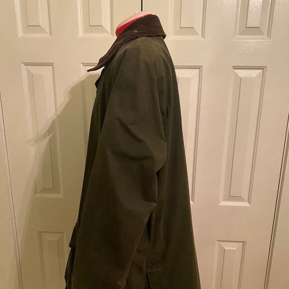 Classic Men's Barbour "Mark Phillips" Wax Jacket - Sage - Size Large - Picture 4 of 11